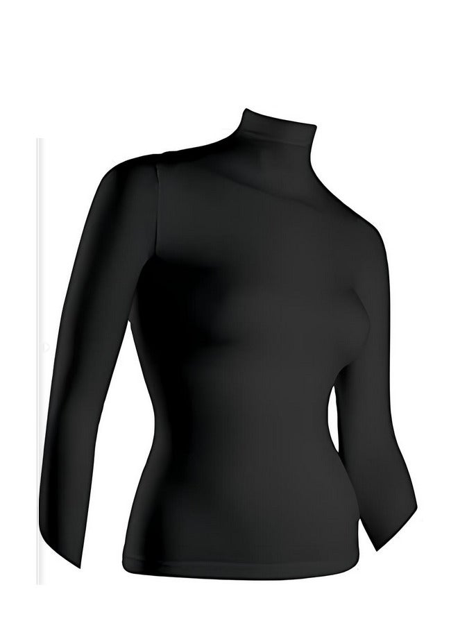 Women's Lolita Neck Bodysuit - Soft and stretchy Lycra fabric for undergarment  - Image 2