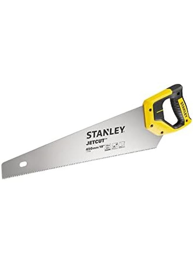 Stanley 2 15 595"Jet Cut" Fine Hand Saw Multi Color 450 mm  - Image 2