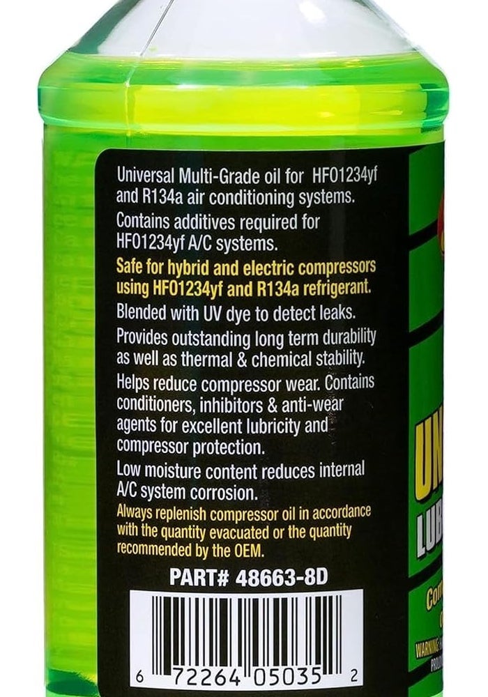 TSI Supercool 1234yf EV POE Oil with UV Dye - 8oz - Image 2