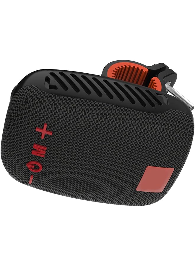 erorex Bicycle Speaker Waterproof Wireless Handlebar Speaker With Fm Radio Support Dual Pairing Hands Calls Outdoor Speaker For Bicycle Riding Hiking Beach Golfing Black - Image 3