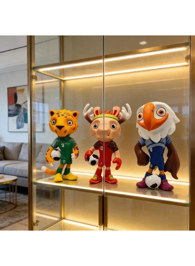 Fifa 2026 Licensed Trio Set - 3 Mascots Set - Image 4