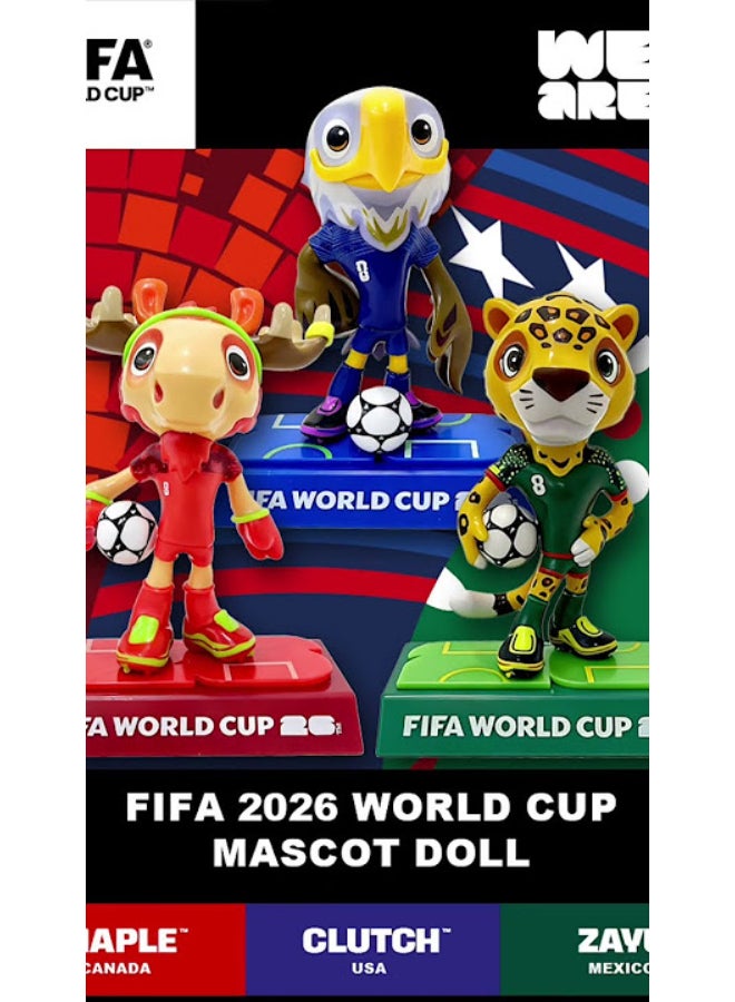Fifa 2026 Licensed Trio Set - 3 Mascots Set - Image 2