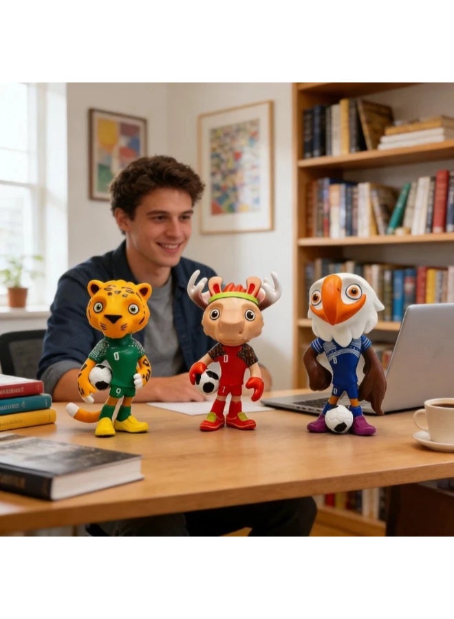 Fifa 2026 Licensed Trio Set - 3 Mascots Set - Image 3
