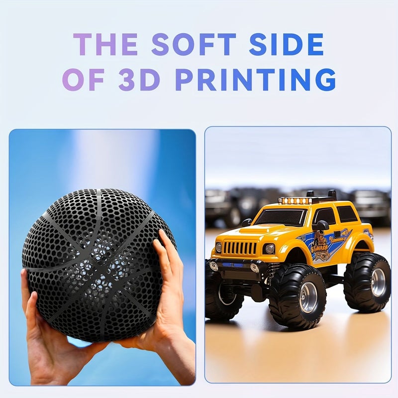 كرياليتي خيوط TPU 1.75 مم عالية الصلادة مرنة 1 كجم خيوط الطباعة ثلاثية الأبعاد خضراء - Image 4