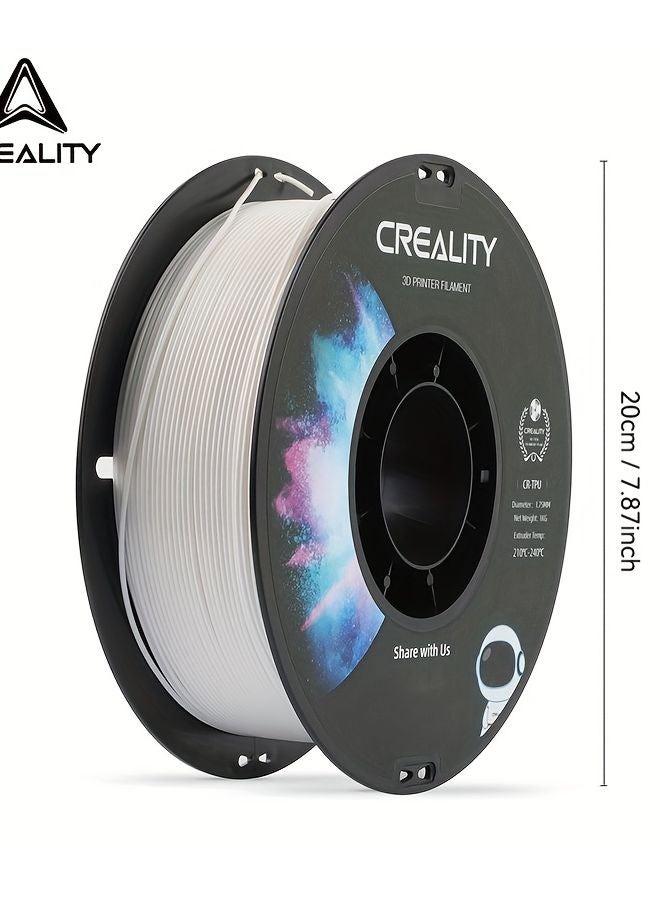 كرياليتي خيوط TPU 1.75 مم عالية الصلادة مرنة 1 كجم خيوط الطباعة ثلاثية الأبعاد خضراء - Image 3