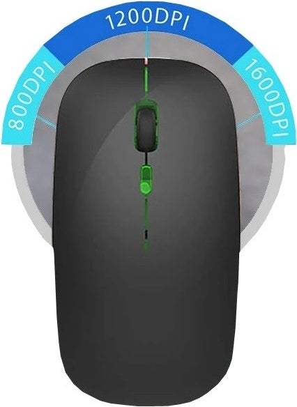 Sprange Srm1 RGB LED Rechargeable Dual Mode 2.4ghz Wireless + 5.1V Bluetooth Mouse  - Image 4