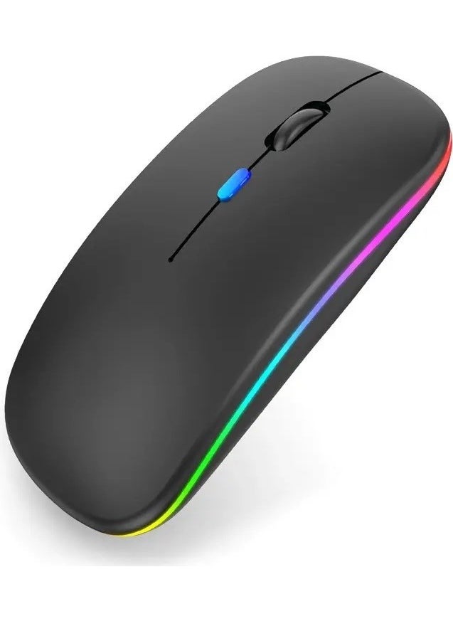 Sprange Srm1 RGB LED Rechargeable Dual Mode 2.4ghz Wireless + 5.1V Bluetooth Mouse  - Image 5