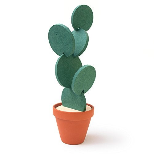 TriPro Original Coasters Set of 6 Pieces with Creative Cactus Shaped Design for Holiday Gift & Home Decoration - Image 2