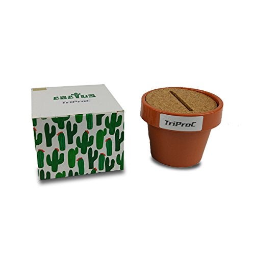 TriPro Original Coasters Set of 6 Pieces with Creative Cactus Shaped Design for Holiday Gift & Home Decoration - Image 5