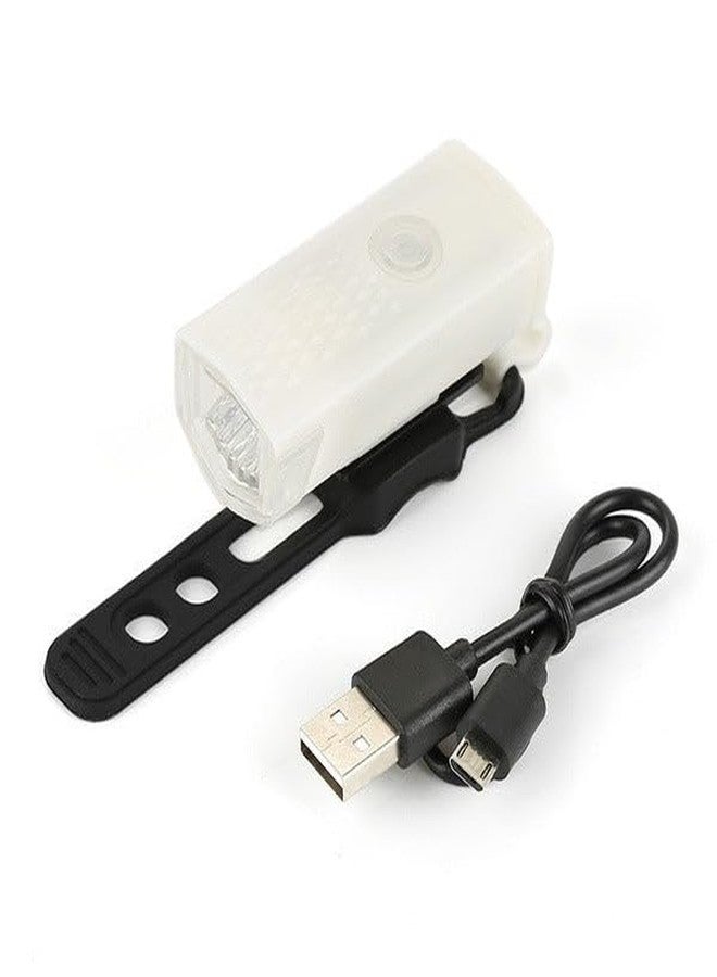مصباح أمامي للدراجة قابل لإعادة الشحن عبر منفذ USB من OSIGI بقوة 400 لومن - طقم إضاءة قوي للدراجة للقيادة ليلاً ونهاراً - Image 1