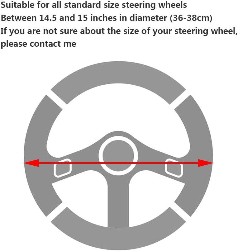 MRTIOO Breathable Stretch Steering Wheel Cover - Image 4