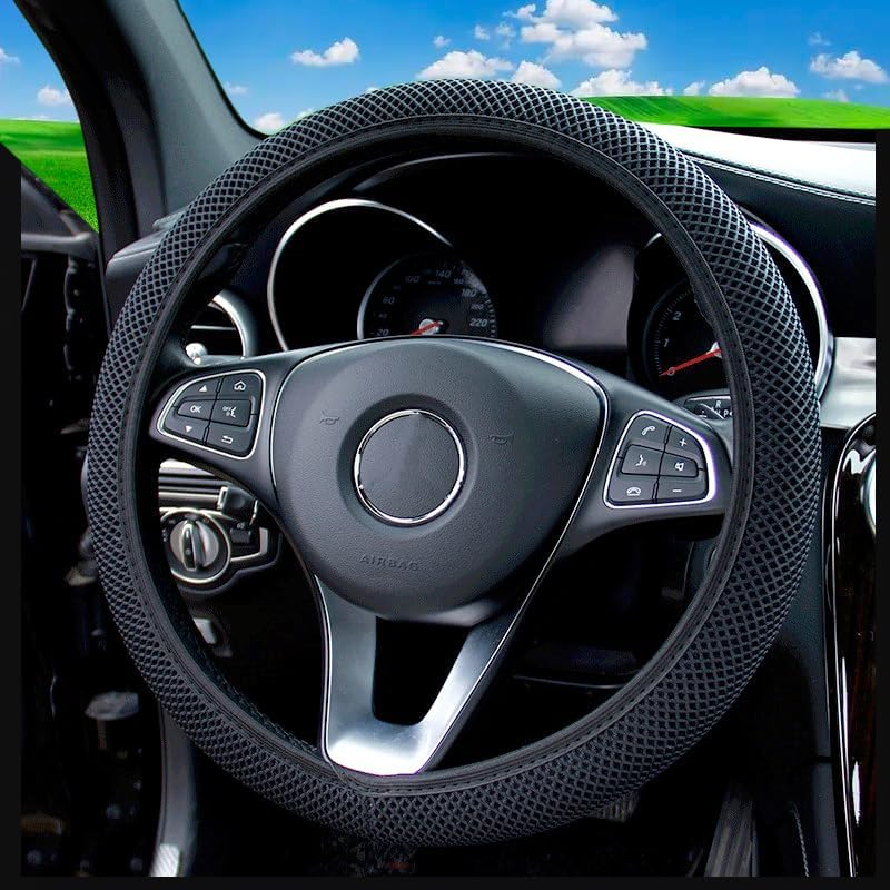 MRTIOO Breathable Stretch Steering Wheel Cover - Image 3