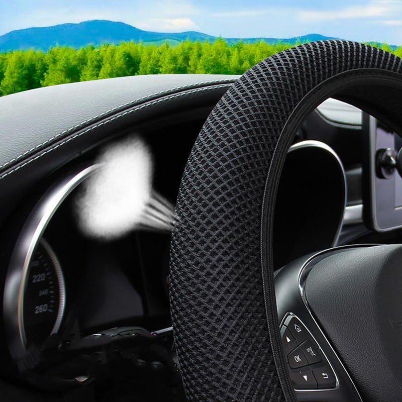 MRTIOO Breathable Stretch Steering Wheel Cover - Image 2