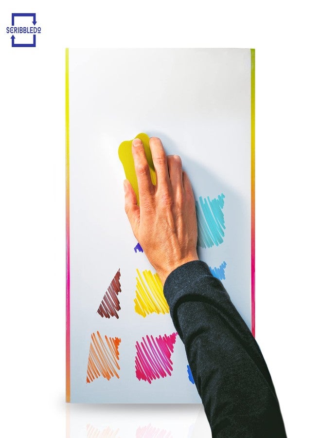 Scribbledo Table Top White Board Magnetic Easel for Kids Dry Erase Drawing Board Toddler Writing Tabletop Whiteboard with 6 Dry Erase Markers and 1 Eraser Included - Image 5