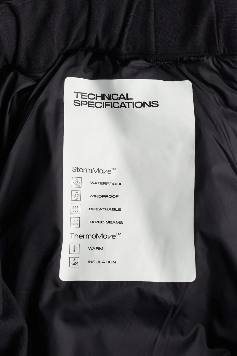 H&M Padded baggy ski trousers in StormMove™