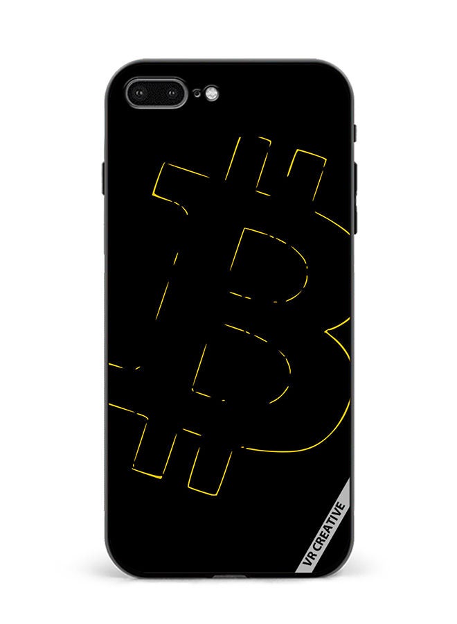 VR CREATIVE Protective Case Cover For Apple iPhone 7 Plus/8 Plus Bitcoin Design Multicolour - Image 1