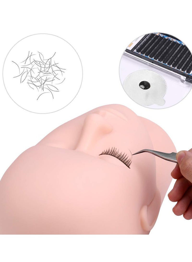 Captaintech Self-Adhesive Eyelash Strips & 70 Mapping Stickers, 40 Pairs Natural Lashes for Beginners, Perfect for Eyelash Extension & Makeup - Image 5