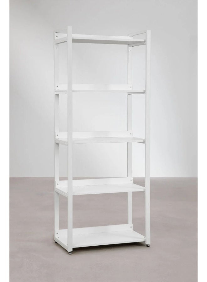 Vinchi Furniture Vinchi Urban steel and wood shelf - White - Image 1