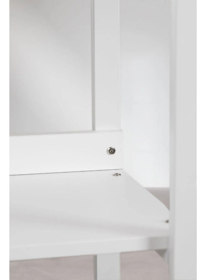 Vinchi Furniture Vinchi Urban steel and wood shelf - White - Image 2
