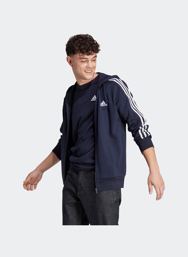 Essentials French Terry 3-Stripes Full-Zip