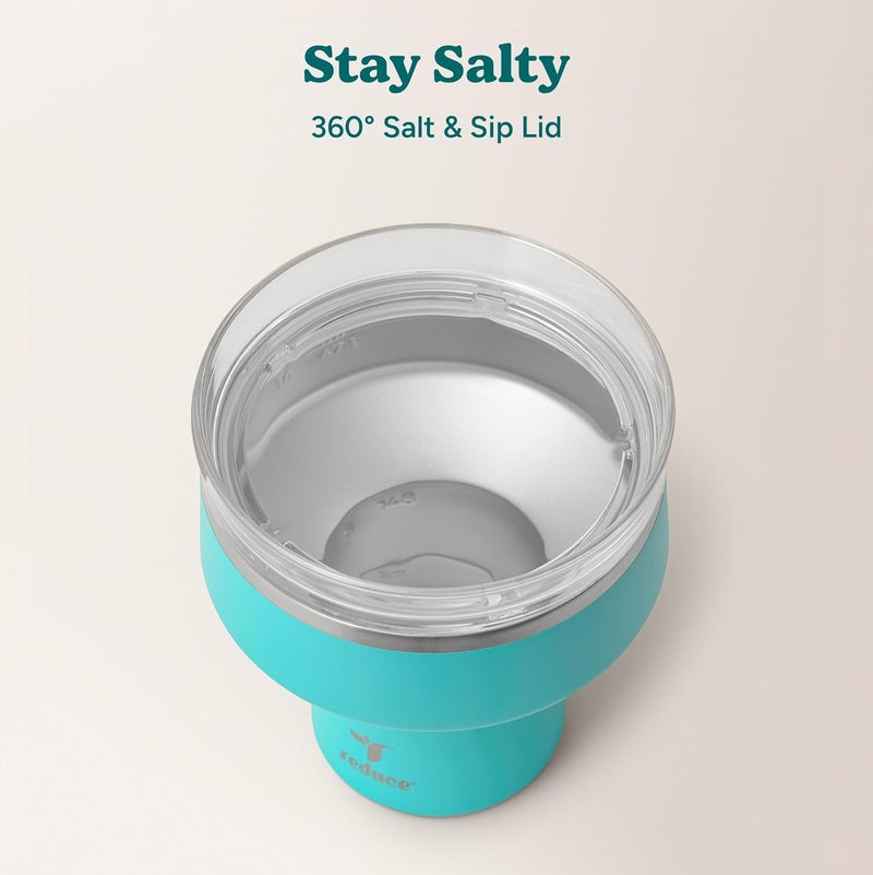 Varied dimensions REDUCE SALTINI TUMBLER 16oz PC OCEAN BREEZE Balanced structure - Image 4