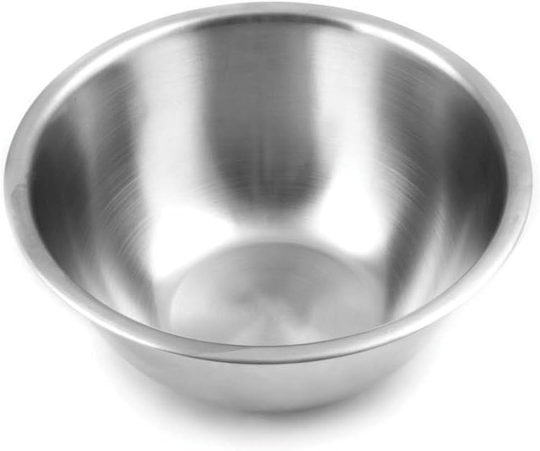 فور رن وعاء خلط صغير من الفولاذ المقاوم للصدأ من فوكس رن، أبعاد 7.25 × 7.25 × 3.75 بوصة، لون معدني، طراز 7326 - Image 1