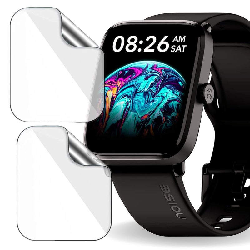 HELLOSCREEN 2-Pack| Screen Protector/Guard for Noise ColorFit Pro 4 Alpha 1.78” Smartwatch -Not A Tempered Glass - Image 1