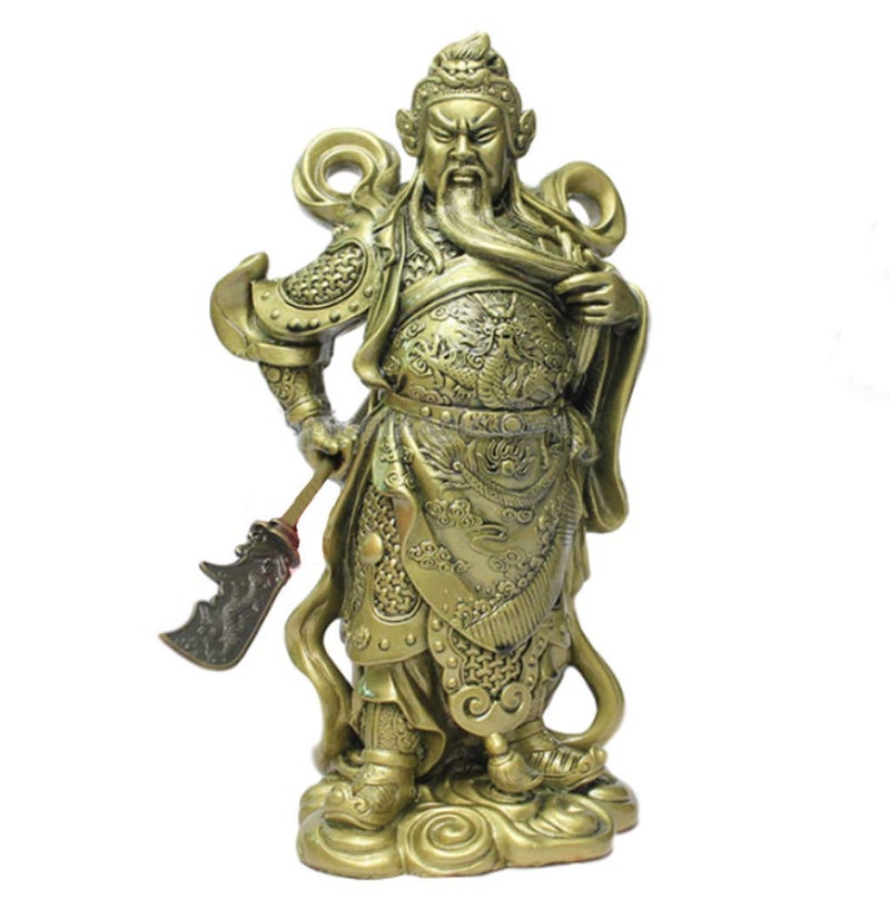 Feng Shui Money Lucky Fortune Wealth Chinese Guan GongGuan YuKwan KongKuan Kong Home Office Decoration Tabletop Ornaments Good Lucky