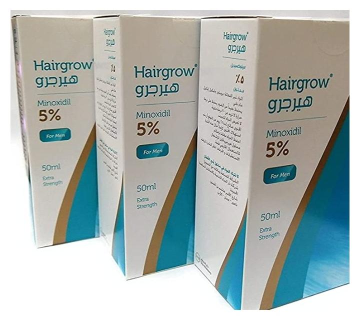 Hair Grow 5 Minoxidil, 50 ml Pack of 3 - Image 1