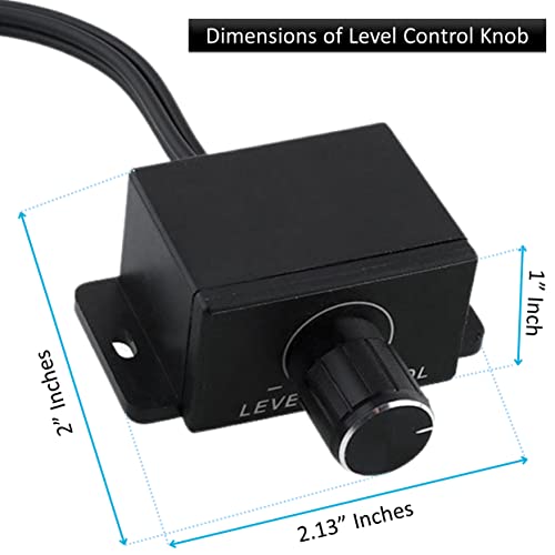 Xtenzi Amplifier Universal Bass Volume Knob Line Level Control Remote XTBR9-LC1 - Image 4