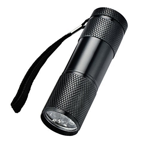 Optimal Shop 6 Pack UV Blacklight 9 LED Flashlight Torch Light Outdoors Etc (6 Pack) - Image 2