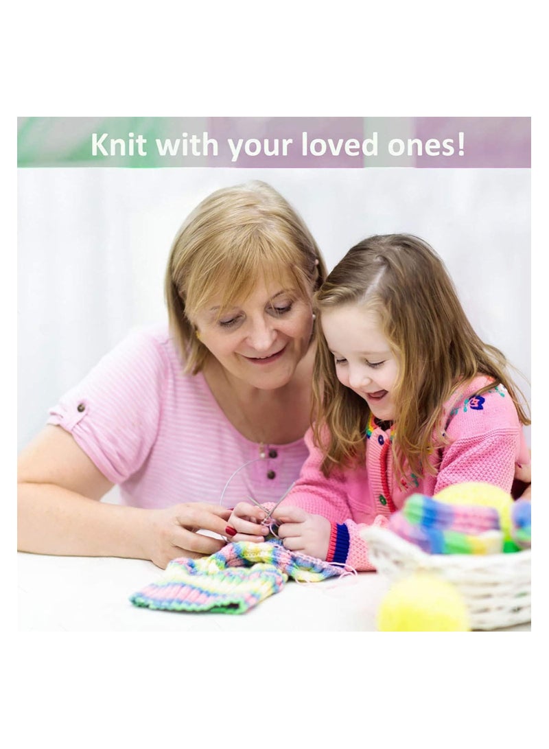 6 Pcs Multi-Colored Acrylic Crochet Yarn Set, Perfect for Knitting, Crocheting, and Craft Projects - Ideal for Sweaters, Scarves, Hats, and More (A)