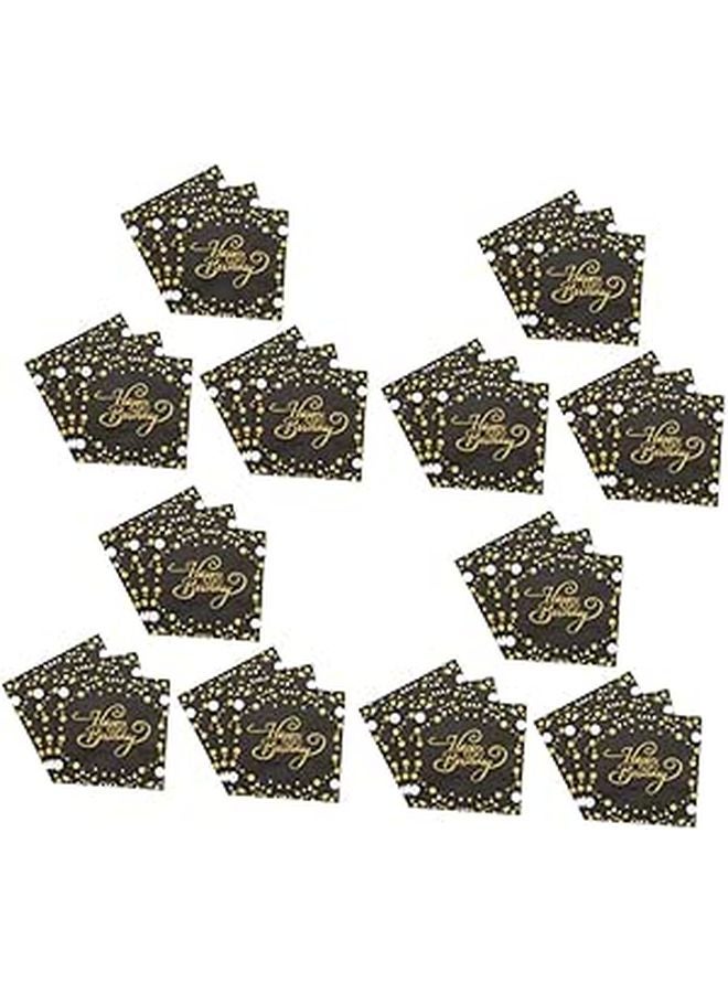 60 قطعة مناديل العشاء المطبوعة لحفلة عيد الميلاد أو المناسبات والكوكتيل، بتصميم أنيق وناعم وماص - Image 1