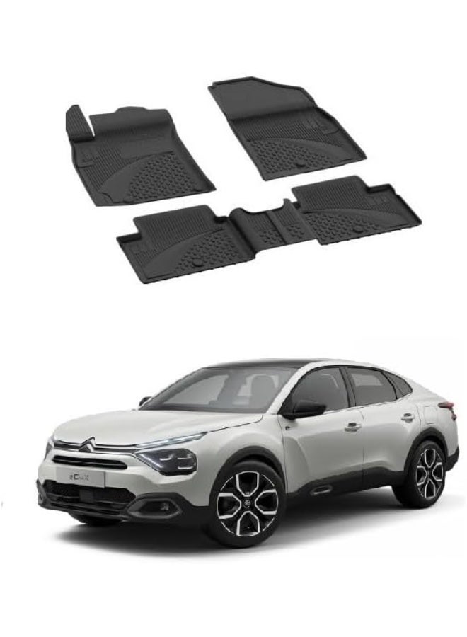 Car Floor Mats Premium TPE Heavy Duty All-Weather Protection Original Guaranteed 2-Year Warranty for Citroen C4 & C4X (2021-2026) - Image 1