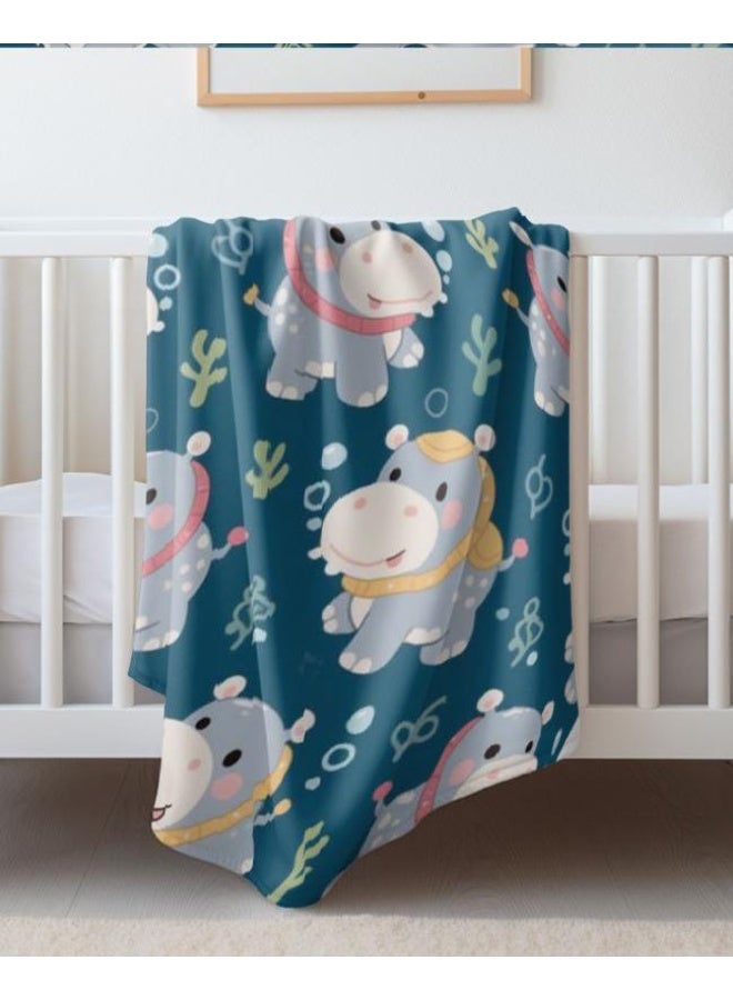general Baby and children's cartoon flannel thin blanket (warm and comfortable, suitable for sleep, game use) 70cm*100cm - Image 5