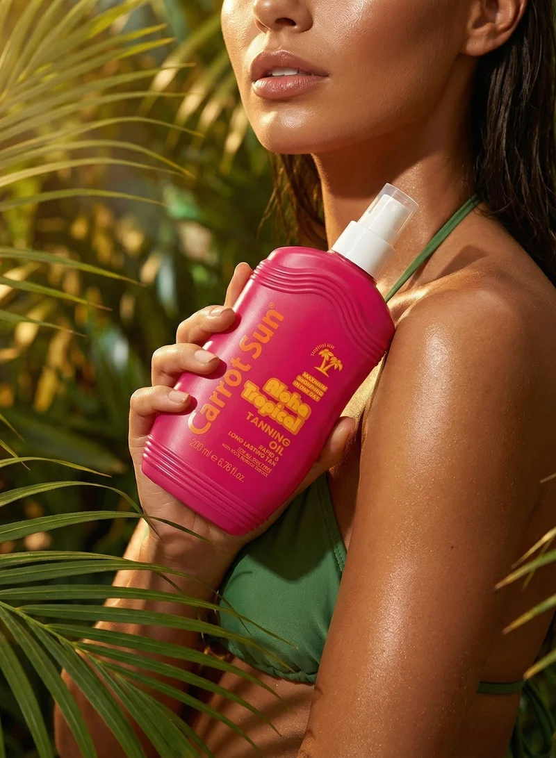 Carrot Sun  Carrot Sun Aloha Tropical Fruits Tanning Oil  200ml  | Best Price UAE
