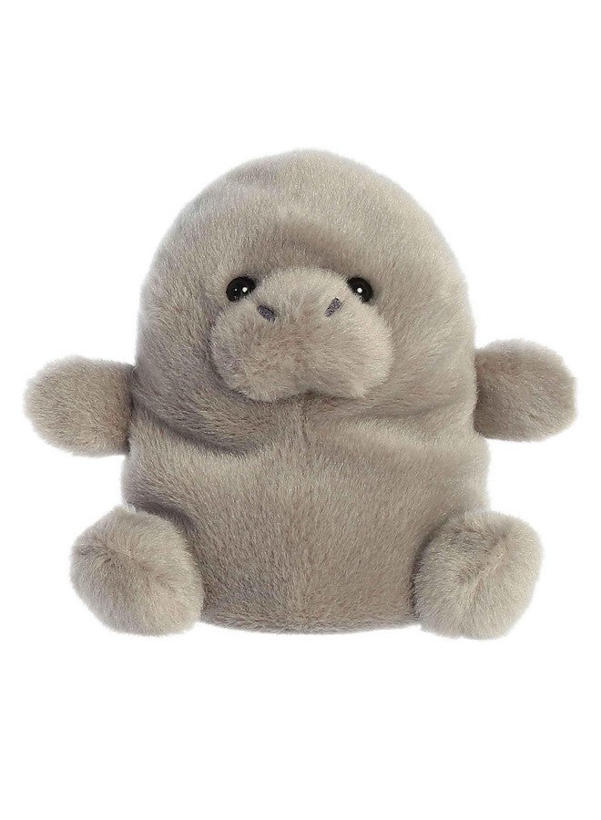 Aurora® Adorable Palm Pals™ Blubs Manatee™ Stuffed Animal - Pocket-Sized Play - Collectable Fun - Gray 5 Inches - Image 1