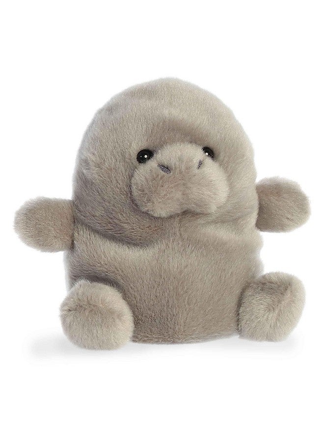 Aurora® Adorable Palm Pals™ Blubs Manatee™ Stuffed Animal - Pocket-Sized Play - Collectable Fun - Gray 5 Inches - Image 2