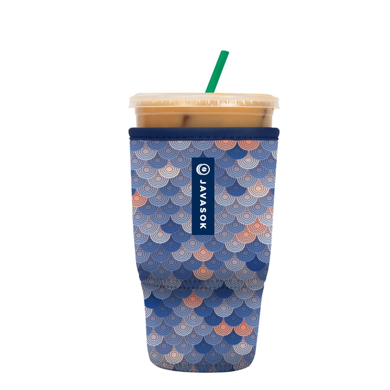 Sok It Java Sok Iced Coffee & Cold Soda Insulated Neoprene Cup Sleeve (Sunrise Boulevard  Large: 30-32oz) - Image 1