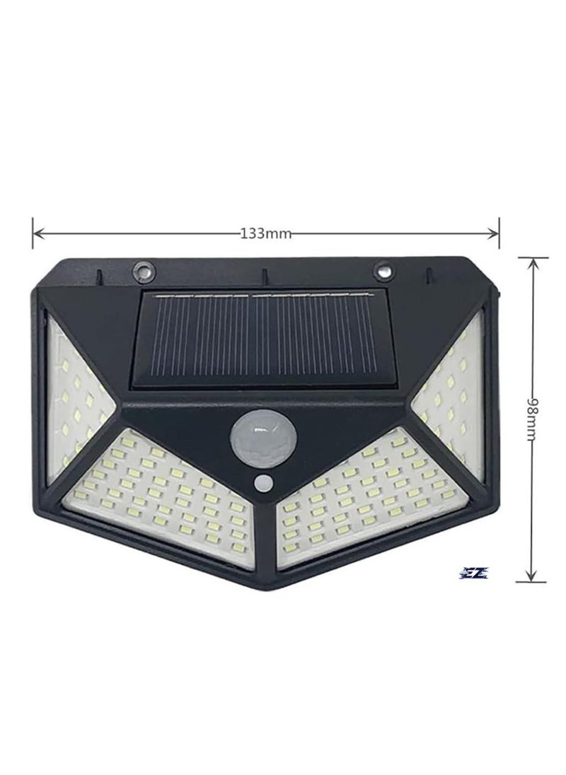 ELTRAZONE NEW Garden Solar Lights with 100 LEDs & 3 Modes – IP65 Waterproof Outdoor Light with 270° Lighting, Motion Sensor – Perfect for Backyard, Fence, Patio, and Front Door (4 Packs) - Image 2