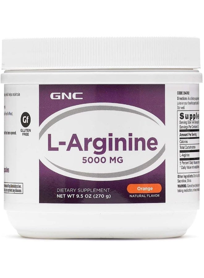 GNC GNC L-Arginine 5000MG - Orange - Image 1