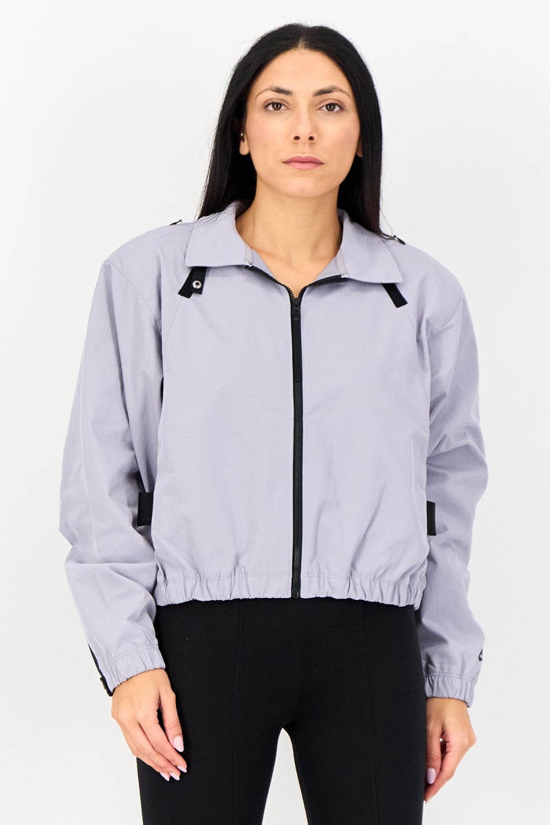Nike Women Sportswear Fit Long Sleeve Outdoor Jacket, Lavender - Image 1