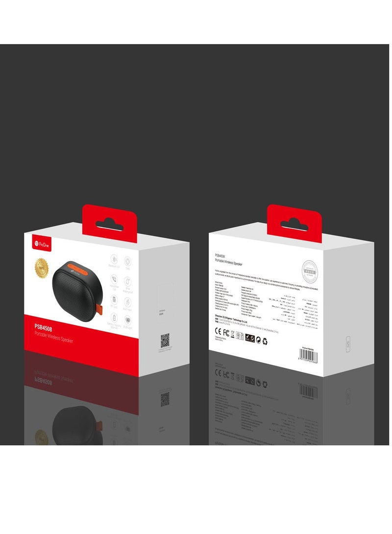 ProOne ProOne PSB4508 Bluetooth Speaker - Mini Wireless Speaker with Loud Stereo, Booming Bass, Outdoor Speakers 5.0, Dual Pairing for Home and Outdoor Use  - Image 3