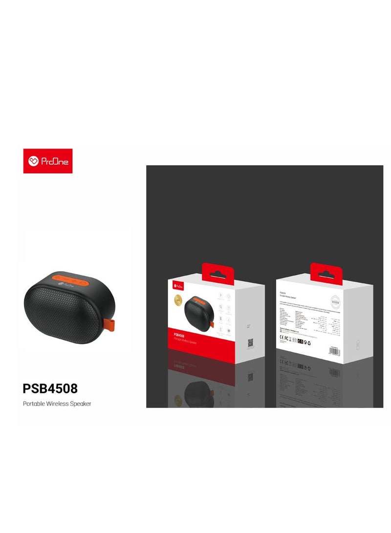 ProOne ProOne PSB4508 Bluetooth Speaker - Mini Wireless Speaker with Loud Stereo, Booming Bass, Outdoor Speakers 5.0, Dual Pairing for Home and Outdoor Use  - Image 4