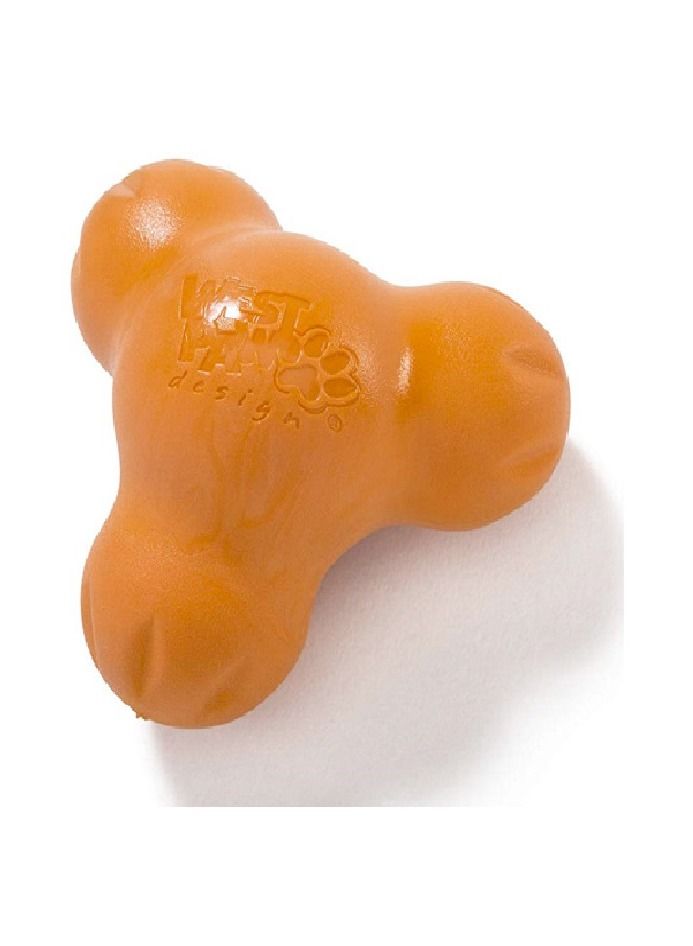 West Paw لعبة توزيع مكافآت الكلاب من Tux Treat باللون البرتقالي الصغير - Image 2