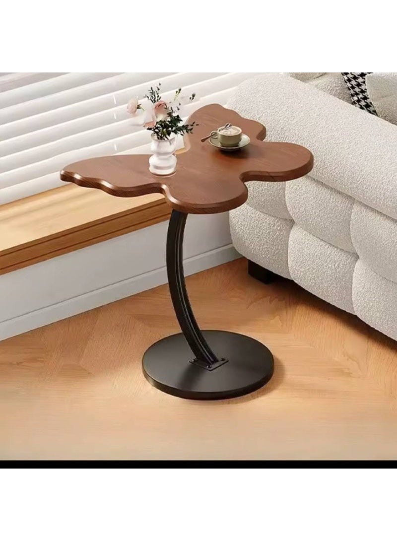 "Butterfly" table (wood and metal), 40x30 cm, 60 cm high. - Image 1