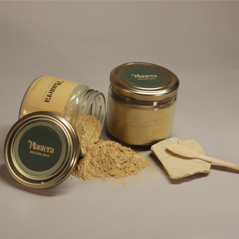 Plantera Organic Natural Multani Mitti Powder For Face Pack Hair Pack Body Detox For Detan For Oily Skin Pure Fullers Earth For Soft and Glowing Skin Bentonite Clay 200g - Image 5