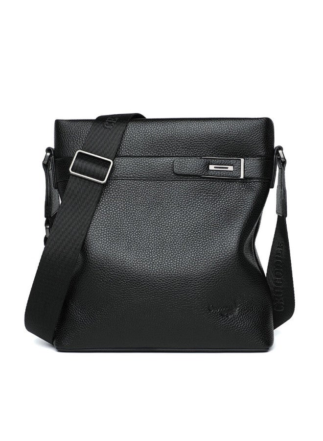 Crocodile First Layer Cowhide Men's Business Casual Shoulder Bag Crossbody Bag Men's Birthday Gift T3023 - Image 1