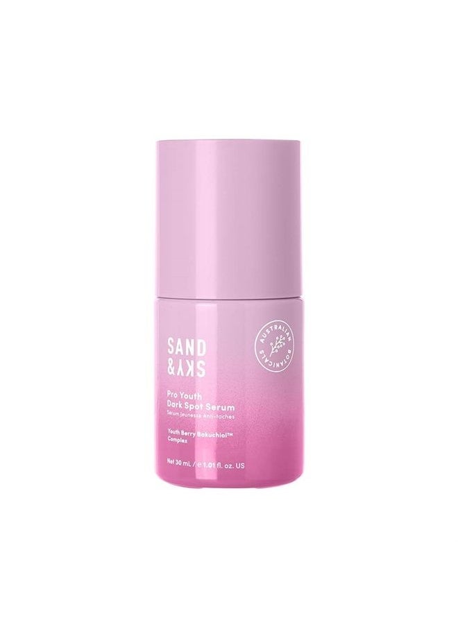 Sand & Sky Pro Youth Dark Spot Serum - Retinol Alternative, Bakuchiol Face Cream | For Fine Lines, Wrinkles, Hyperpigmentation | Glycolic Acid, Antioxidants, Probiotic for Firming and Glowing Skin  - Image 1