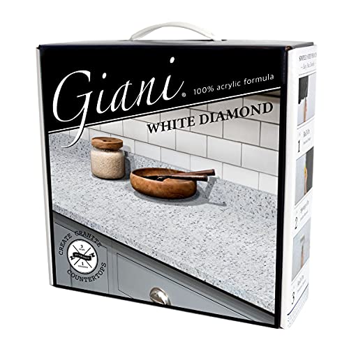 Giani Granite Countertop Paint Kit 2.0-100% Acrylic (White Diamond) - Image 1